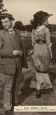 1910 hobble skirt